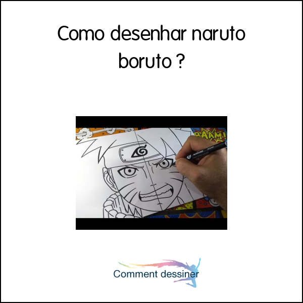 Como Desenhar NARUTO/ BORUTO - Passo a passo - How to Draw NARUTO/ BORUTO 