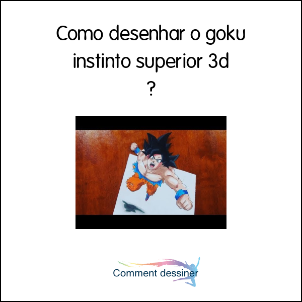 Como desenhar o goku instinto superior em Brasil