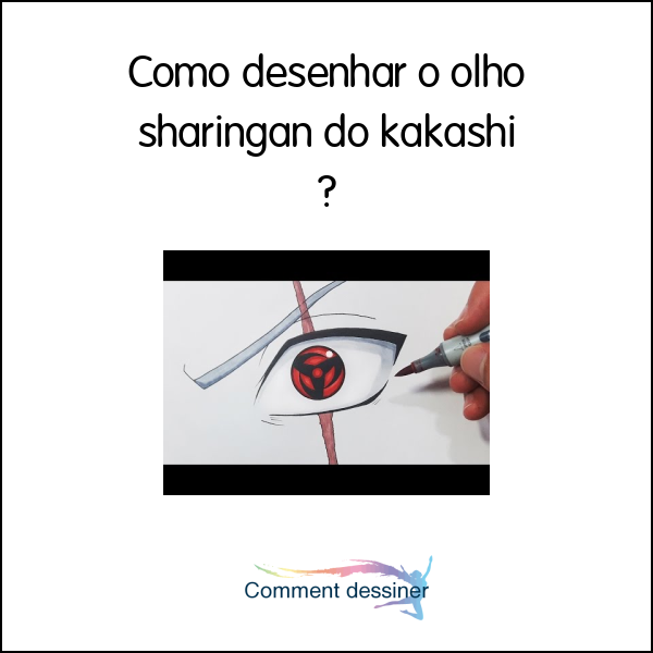 COMO DESENHAR O OLHO SHARINGAN 