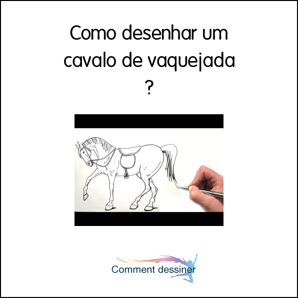 como desenhar um cavalo  Estilo vaquejada!! 🐎🐎 