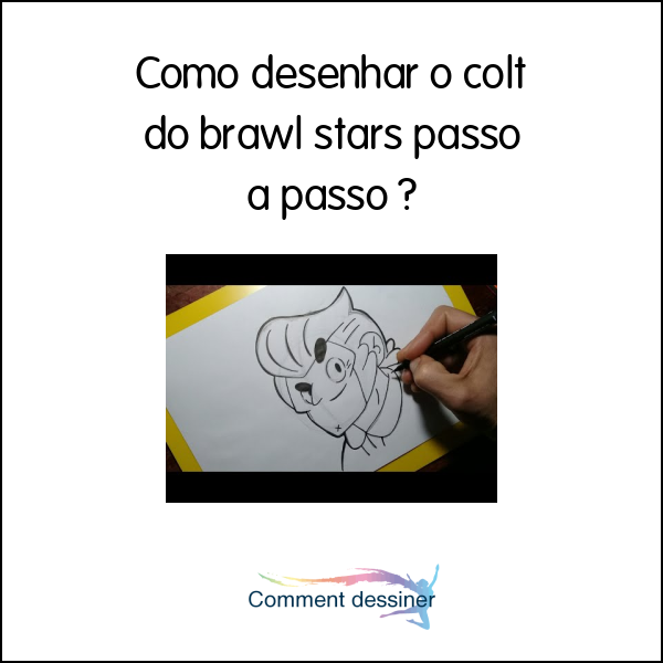 Como Desenhar O Colt Do Brawl Stars Passo A Passo Como Desenhar - como desenhar o cold brawl star